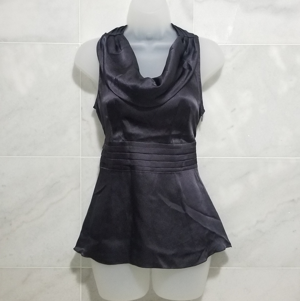 Banana Republic Black Sleeveless Blouse